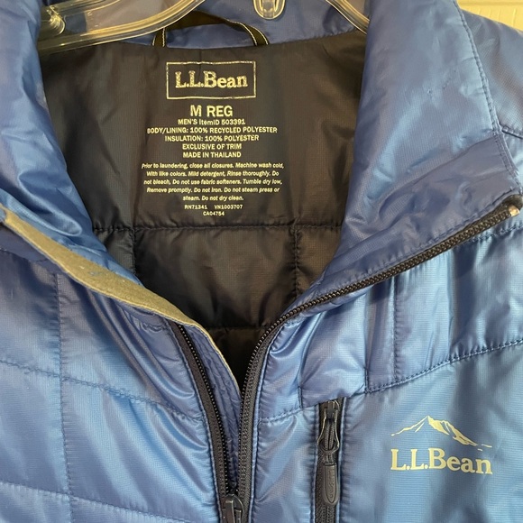 LL Bean men’s lightweight quilted primaloft puffer size M - Picture 2 of 5
